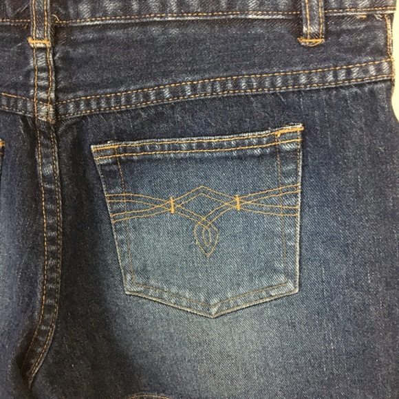 Aeropostle Shorts Womens 4 Blue Denim Button Fly 5 Pocket style - Picture 5 of 6